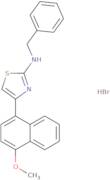 N-Benzyl-4-(4-methoxynaphthalen-1-yl)-1,3-thiazol-2-amine hydrobromide
