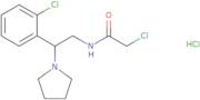 2-Chloro-N-[2-(2-chlorophenyl)-2-(pyrrolidin-1-yl)ethyl]acetamide hydrochloride