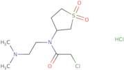 2-Chloro-N-[2-(dimethylamino)ethyl]-N-(1,1-dioxidotetrahydrothien-3-yl)acetamide hydrochloride