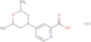 4-(2,6-Dimethylmorpholin-4-yl)pyridine-2-carboxylic acid hydrochloride