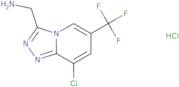 [8-Chloro-6-(trifluoromethyl)-[1,2,4]triazolo[4,3-a]pyridin-3-yl]methanamine hydrochloride