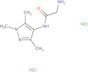 2-Amino-N-(trimethyl-1H-pyrazol-4-yl)acetamide dihydrochloride