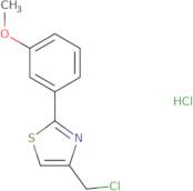 4-(Chloromethyl)-2-(3-methoxyphenyl)-1,3-thiazole hydrochloride