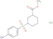 Methyl 1-(4-aminobenzenesulfonyl)piperidine-3-carboxylate hydrochloride