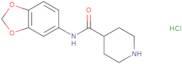 N-(1,3-Dioxaindan-5-yl)piperidine-4-carboxamide hydrochloride