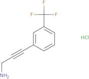 3-[3-(Trifluoromethyl)phenyl]prop-2-yn-1-amine hydrochloride