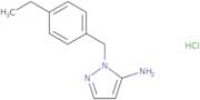 1-[(4-Ethylphenyl)methyl]-1H-pyrazol-5-amine hydrochloride