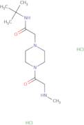 N-tert-Butyl-2-{4-[2-(methylamino)acetyl]piperazin-1-yl}acetamide dihydrochloride
