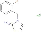 3-[(2-Fluorophenyl)methyl]-2,3-dihydro-1,3-thiazol-2-imine hydrochloride