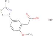 2-[2-Methoxy-5-(2-methyl-1,3-thiazol-4-yl)phenyl]acetic acid hydrobromide