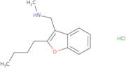 [(2-Butyl-1-benzofuran-3-yl)methyl](methyl)amine hydrochloride