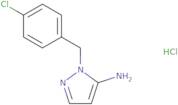 1-[(4-Chlorophenyl)methyl]-1H-pyrazol-5-amine hydrochloride