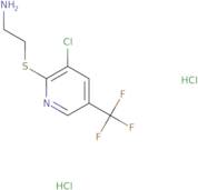 2-[(2-Aminoethyl)sulfanyl]-3-chloro-5-(trifluoromethyl)pyridine dihydrochloride