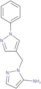 1-[(1-Phenyl-1H-pyrazol-4-yl)methyl]-1H-pyrazol-5-amine