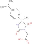 2-{4-Methyl-2,5-dioxo-4-[4-(propan-2-yl)phenyl]imidazolidin-1-yl}acetic acid