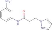 N-(3-Aminophenyl)-3-(1H-pyrazol-1-yl)propanamide