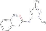 2-(2-Aminophenyl)-N-(1,3-dimethyl-1H-pyrazol-5-yl)acetamide