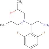 2-(2,6-Difluorophenyl)-2-(2,6-dimethylmorpholin-4-yl)ethan-1-amine