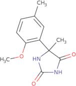 5-(2-Methoxy-5-methylphenyl)-5-methylimidazolidine-2,4-dione