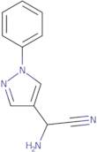 2-Amino-2-(1-phenyl-1H-pyrazol-4-yl)acetonitrile
