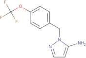1-{[4-(Trifluoromethoxy)phenyl]methyl}-1H-pyrazol-5-amine