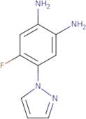 4-Fluoro-5-(1H-pyrazol-1-yl)benzene-1,2-diamine