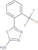 5-(2-(trifluoromethyl)phenyl)-1,3,4-thiadiazol-2-amine