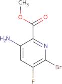 3-Amino-6-bromo-5-fluoro-pyridine-2-carboxylic acid methyl ester