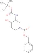 Benzyl (3R,4R)-3-(tert-butoxycarbonylamino)-4-hydroxypiperidine-1-carboxylate