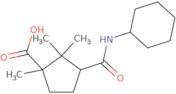 3-Cyclohexylcarbamoyl-1,2,2-trimethyl-cyclopentanecarboxylic acid