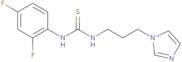 1-[3-(1-Imidazolyl)propyl]-3-(2,4-difluorophenyl)thiourea