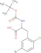 N-Boc-5-bromo-2-chloro-DL-phenylalanine