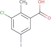 3-Chloro-5-iodo-2-methylbenzoic acid