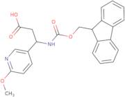 3-({[(9H-Fluoren-9-yl)methoxy]carbonyl}amino)-3-(6-methoxypyridin-3-yl)propanoic acid