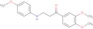 1-(3,4-Dimethoxyphenyl)-3-(4-methoxyanilino)-1-propanone