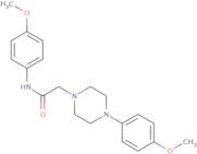 N-(4-Methoxyphenyl)-2-[4-(4-methoxyphenyl)piperazin-1-yl]acetamide