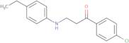 1-(4-Chlorophenyl)-3-(4-ethylanilino)-1-propanone