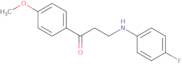 3-(4-Fluoroanilino)-1-(4-methoxyphenyl)-1-propanone