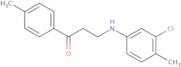 3-(3-Chloro-4-methylanilino)-1-(4-methylphenyl)-1-propanone