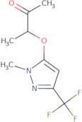 3-{[1-Methyl-3-(trifluoromethyl)-1H-pyrazol-5-yl]oxy}butan-2-one