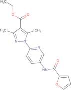 Ethyl 1-{5-[(2-furylcarbonyl)amino]-2-pyridinyl}-3,5-dimethyl-1H-pyrazole-4-carboxylate