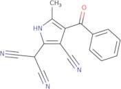 2-(4-Benzoyl-3-cyano-5-methyl-1H-pyrrol-2-yl)malononitrile