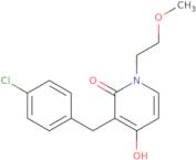 3-[(4-Chlorophenyl)methyl]-4-hydroxy-1-(2-methoxyethyl)-1,2-dihydropyridin-2-one