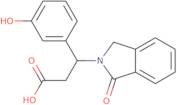 3-(3-Hydroxyphenyl)-3-(1-oxo-1,3-dihydro-2H-isoindol-2-yl)propanoic acid