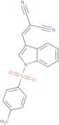 2-({1-[(4-Methylphenyl)sulfonyl]-1H-indol-3-yl}methylene)malononitrile