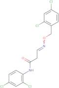 3-{[(2,4-Dichlorobenzyl)oxy]imino}-N-(2,4-dichlorophenyl)propanamide