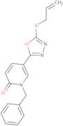 5-[5-(Allylsulfanyl)-1,3,4-oxadiazol-2-yl]-1-benzyl-2(1H)-pyridinone