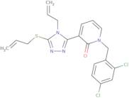 3-[4-Allyl-5-(allylsulfanyl)-4H-1,2,4-triazol-3-yl]-1-(2,4-dichlorobenzyl)-2(1H)-pyridinone