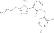 3-[5-(Allylsulfanyl)-4-methyl-4H-1,2,4-triazol-3-yl]-1-(2,4-dichlorobenzyl)-2(1H)-pyridinone