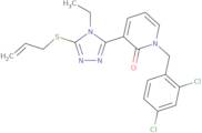 3-[5-(Allylsulfanyl)-4-ethyl-4H-1,2,4-triazol-3-yl]-1-(2,4-dichlorobenzyl)-2(1H)-pyridinone